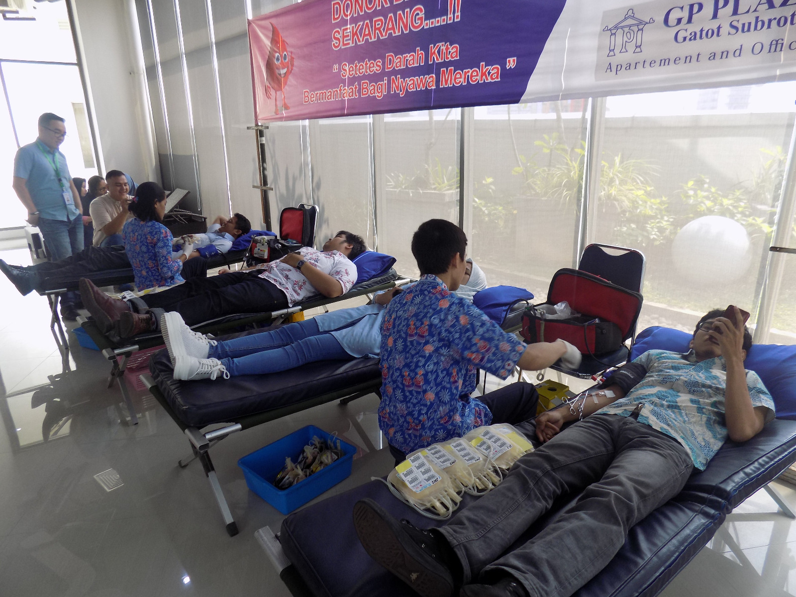 Donor darah bersama PMI